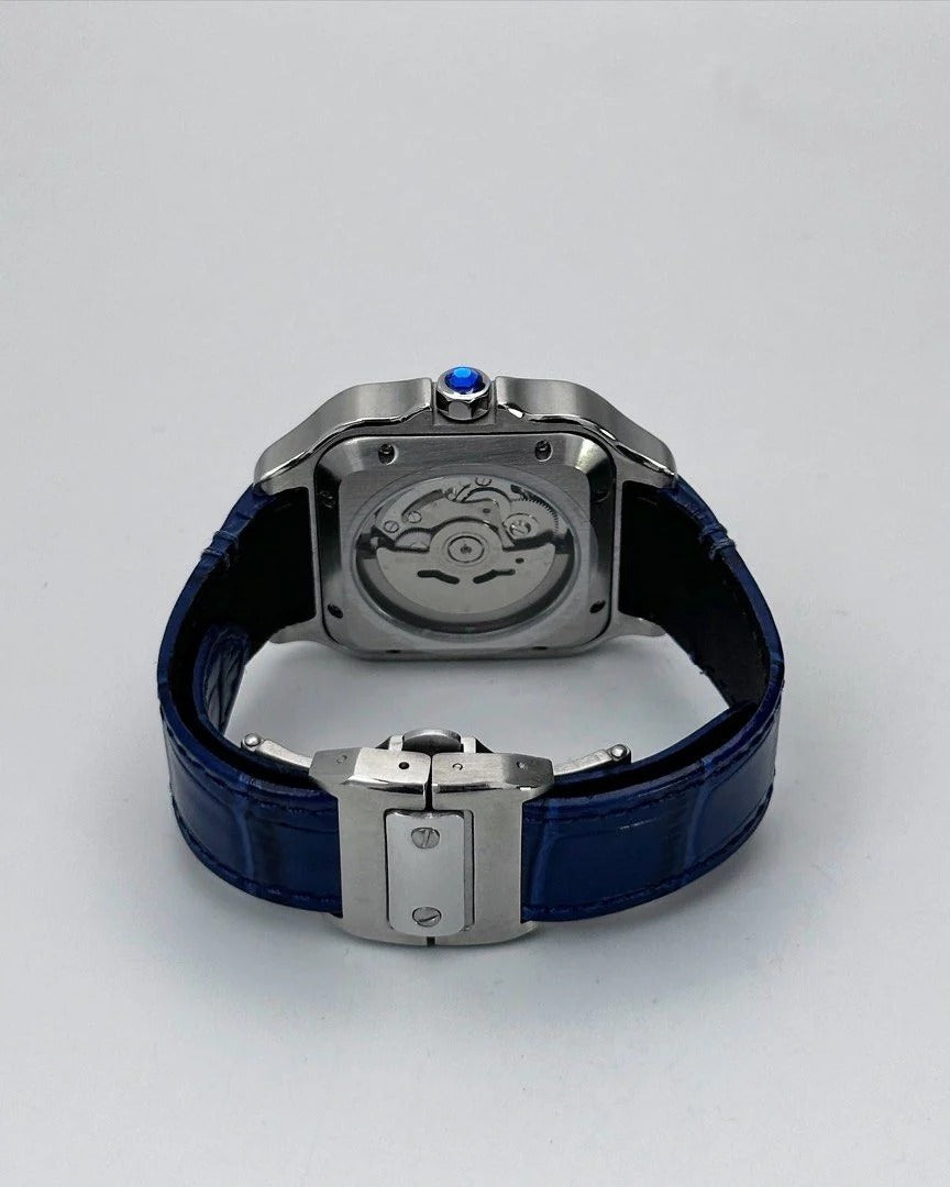 VESTOS WHITE BLUE LEATHER
