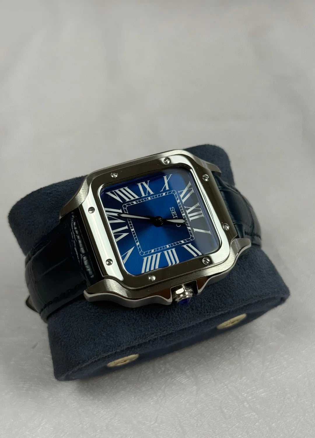 VESTOS BLUE LEATHER