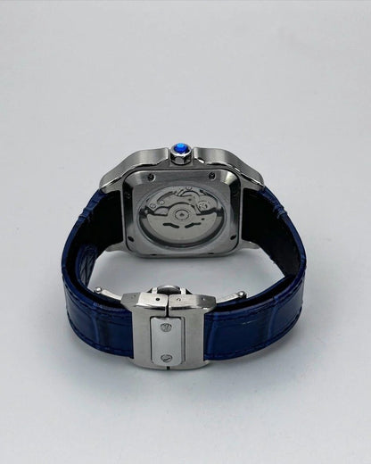 VESTOS WHITE BLUE LEATHER