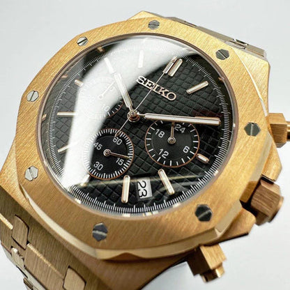 VOAK ROSE GOLD BLACK DIAL