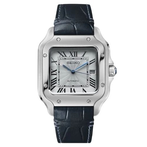 VESTOS WHITE BLUE LEATHER